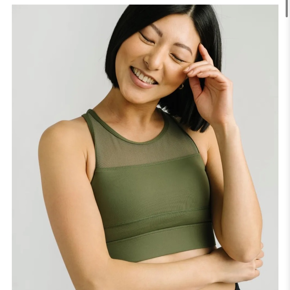 Olive Green ZYIA Women's Sports Bra